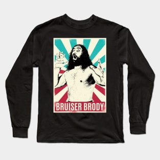 Vintage Retro Bruiser Brody Long Sleeve T-Shirt